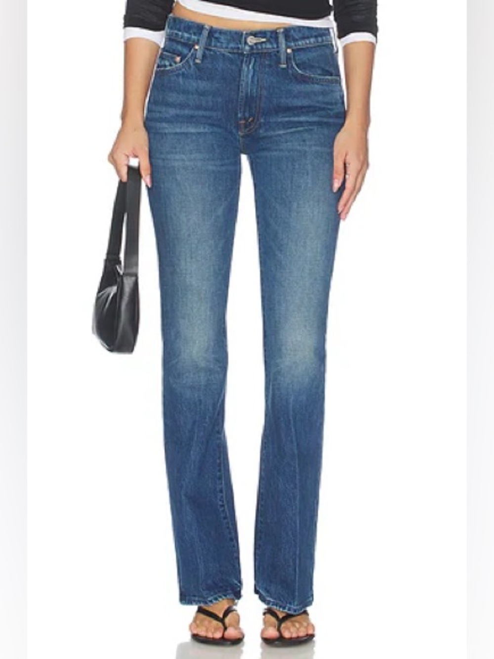 Mother insider crop repeating love Mid-Rise flare Leg Jeans bootcut 29 agolde co